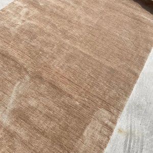 5x7 beige hand knotted super soft area carpet